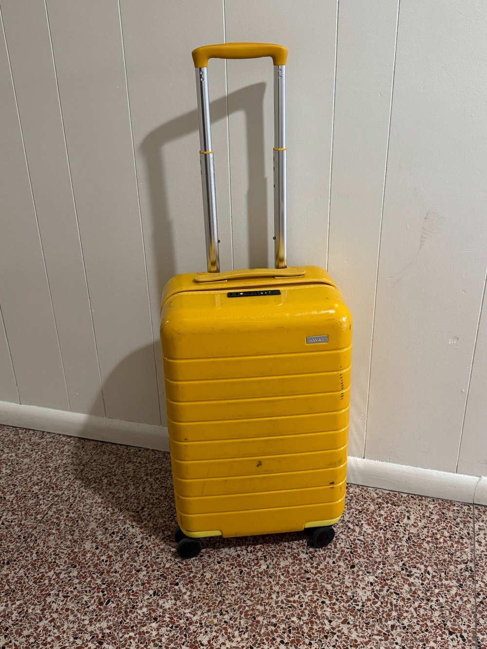 Away Saffron Sparkle Limited-Edition Holiday Hardcase Spinner Suitcase Luggage
